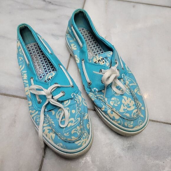 Ladies Sperry Floral loafers sz 7.5 M - Picture 4 of 12